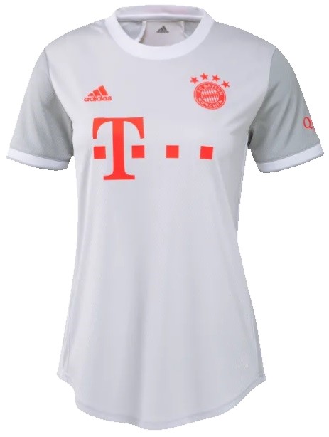 Camisa feminina oficial Adidas Bayern de Munique 2020 2021 II